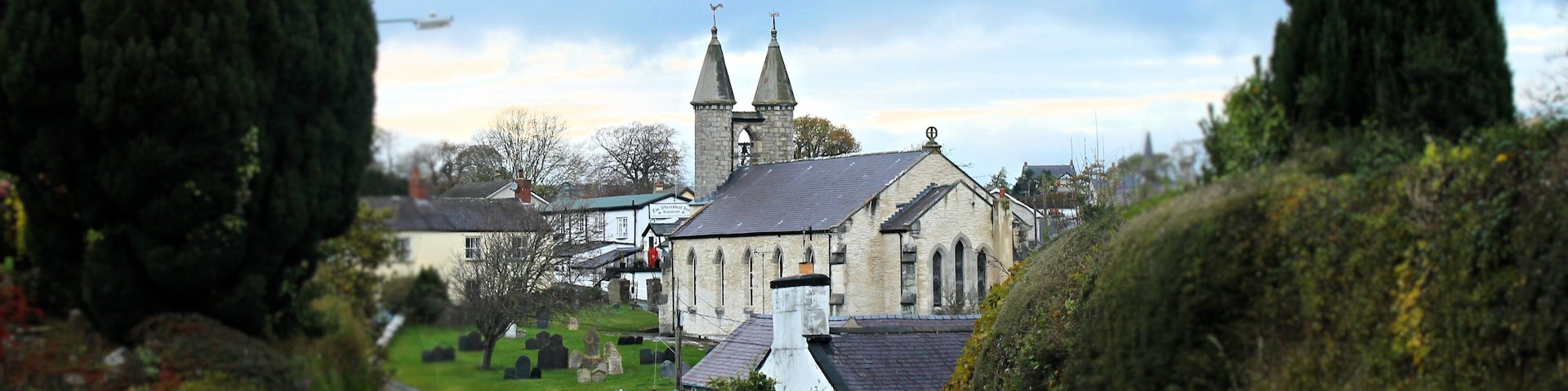 St Michael's Church, Betws yn Rhos, Conwy Borough County, North Wales. Existing church dated 1838-9 replaced a church first mentioned in Lincoln Taxatio of 1291.