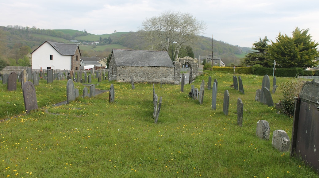 The Church o St Ilar ('st ilar'; old inncorrect name, kept only as historic record is St Hilary's Church). Grade II* listed building.