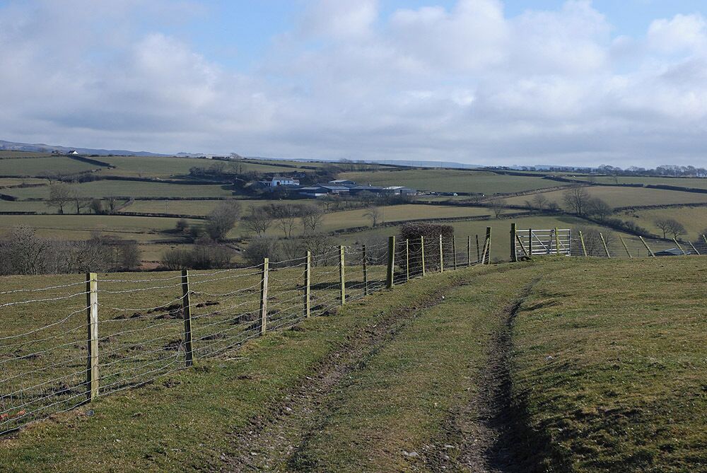 Track to Blaencarrog farm One of two accesses to the farm.