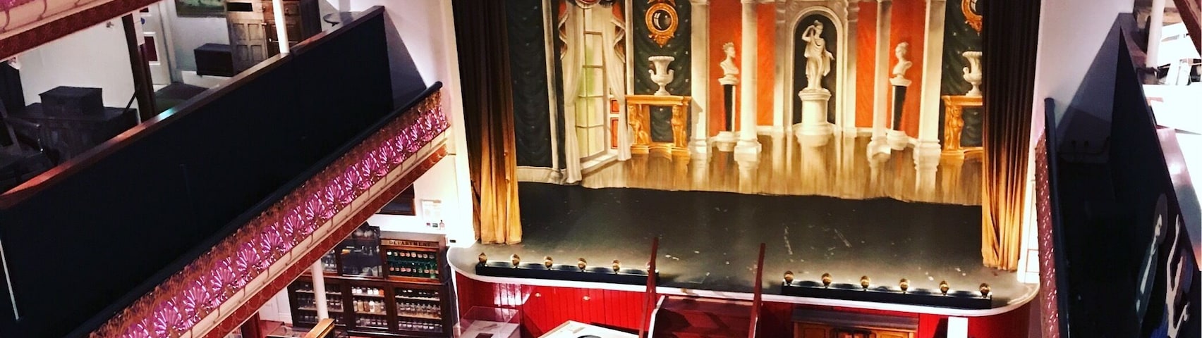 A museum inside a disused theatre. Wonderful use of space.