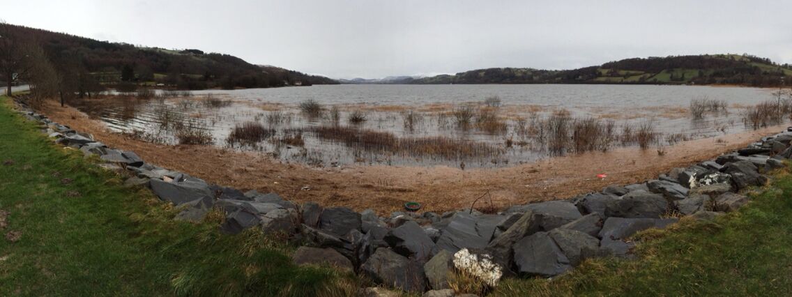 Bala lake: The largest natural lake in Wales. Local legend states that the lake is inhabited by a monster which is known as 'Teggie' and it is claimed that on moonlit nights towers and buildings can be seen under the waters of Bala Lake. 