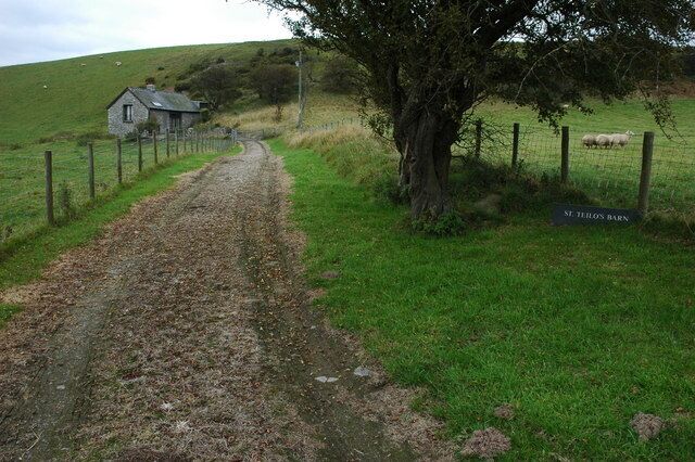 St Teilo's Barn, Llanteilo Graban Small converted barn on the hillside above Llanteilo Graban.