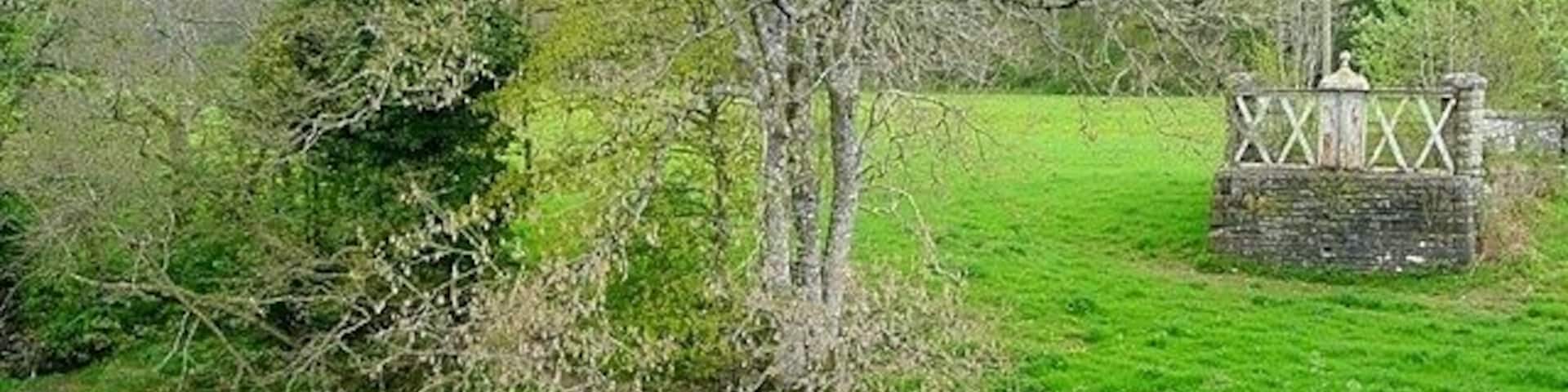 Brynwern Bridge The abutments of the old bridge, taken from the new.
