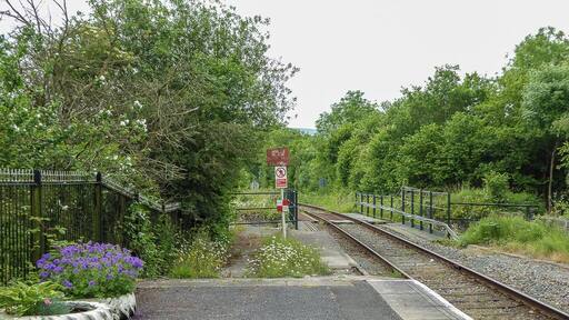 Platform Builth Road Station, looking south
