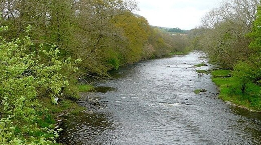River Wye From Brynwern Bridge looking upstream.