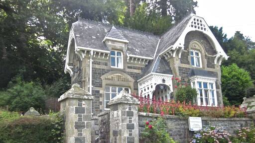 The Lodge Cottage just below Broneirion