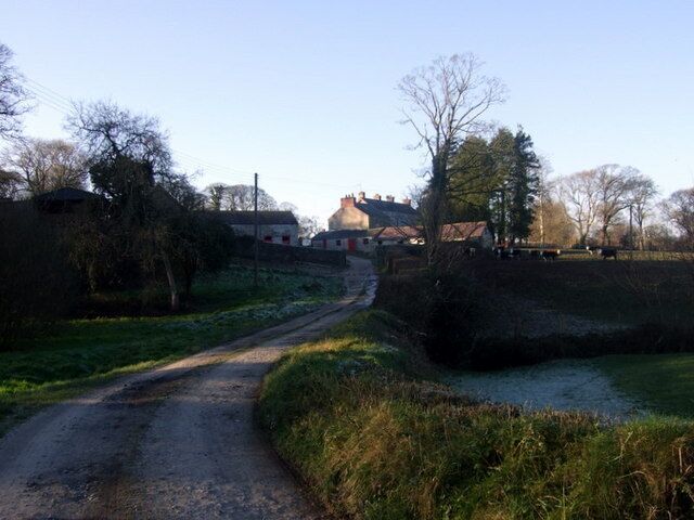 Tygwyn Substantial farm on high land southwest of Bridell. Frost pockets on either side of the track but the house catches the sunshine.