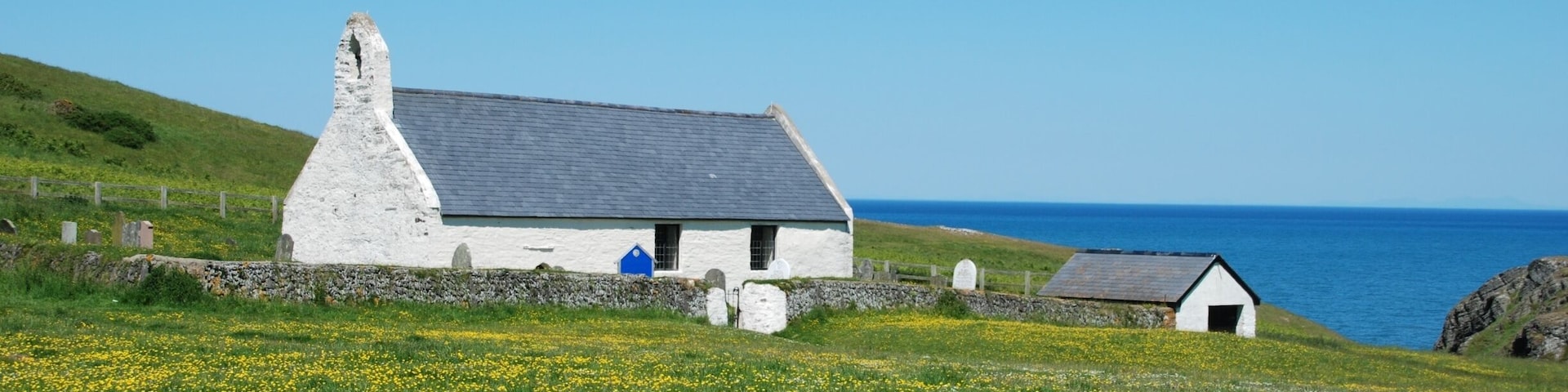 Mwnt chapel, west Wales near Cardigan.