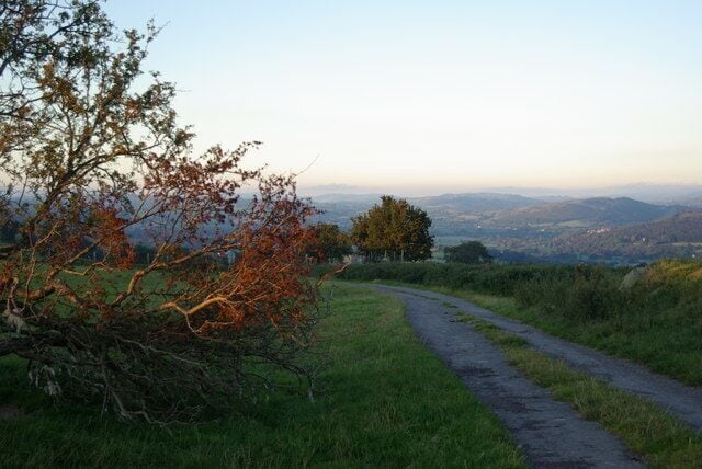 Off the beaten track Overlooking the Upper Dee valley. Cynwyd can be seen in the distance.