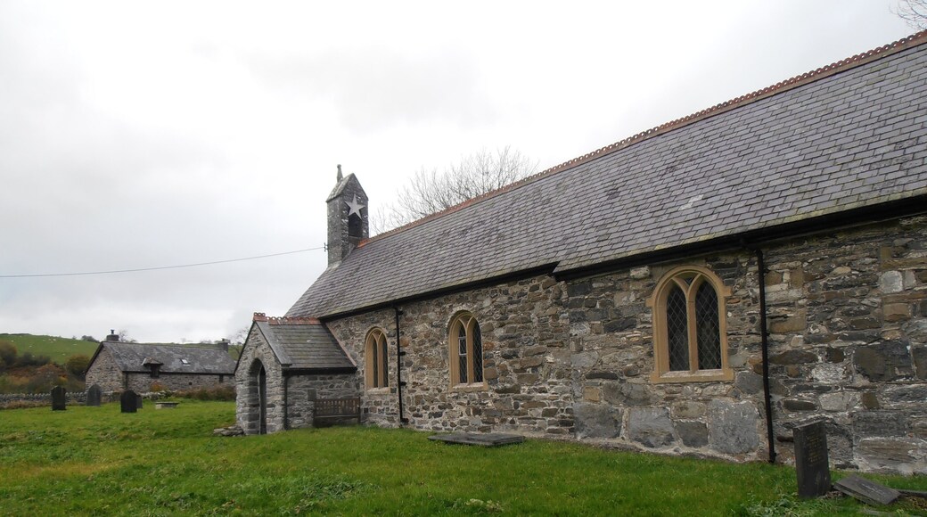The Church of Llanfihangel Glyn Myfyr, Denbighshire, North Wales.