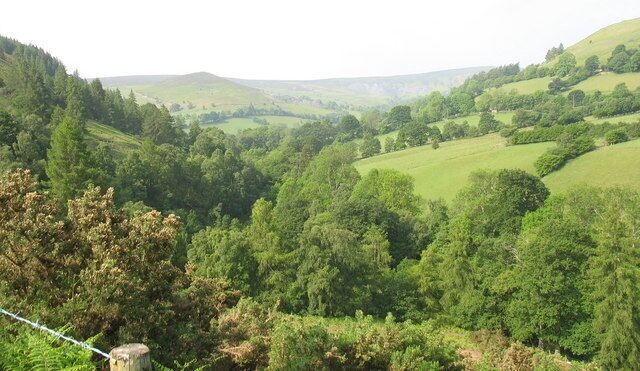 The sylvan Nant y Pandy valley
