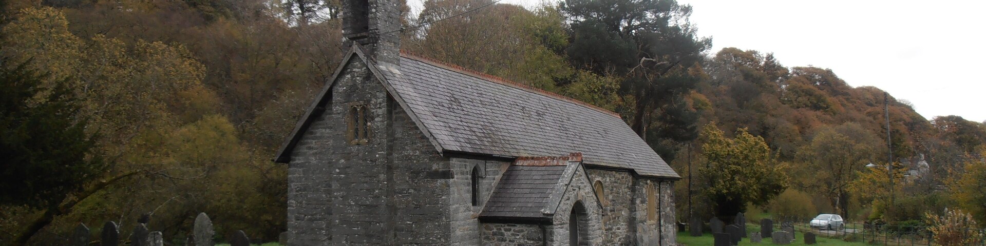 The Church of Llanfihangel Glyn Myfyr, Denbighshire, North Wales.