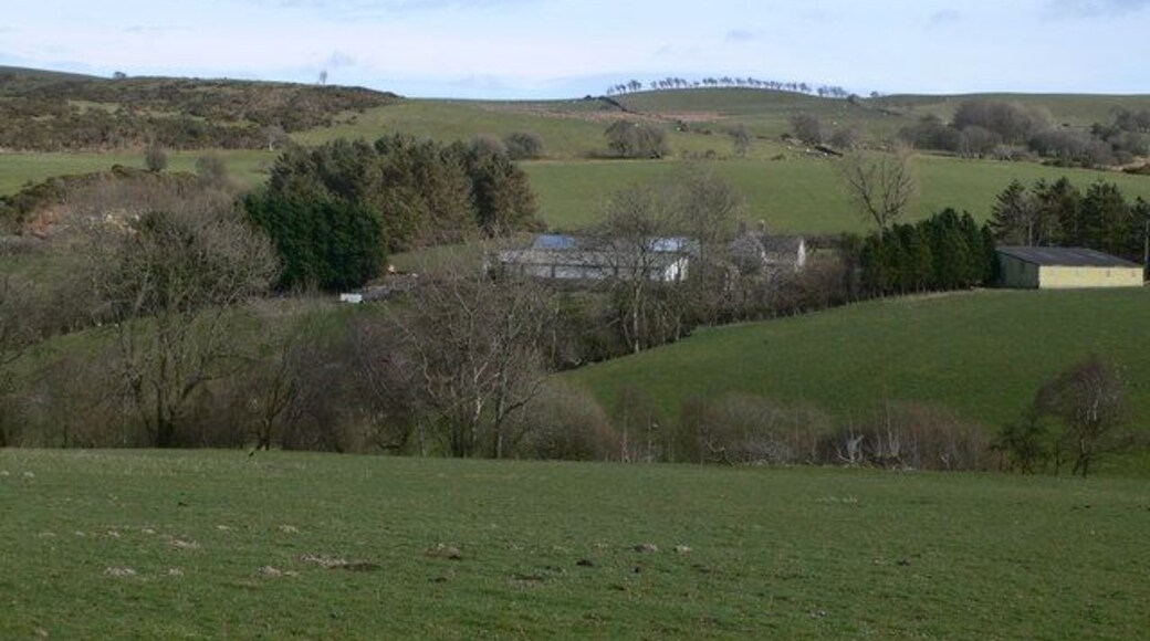 Bryn Halen Bach Farm in the hills near Melin-y-Wig