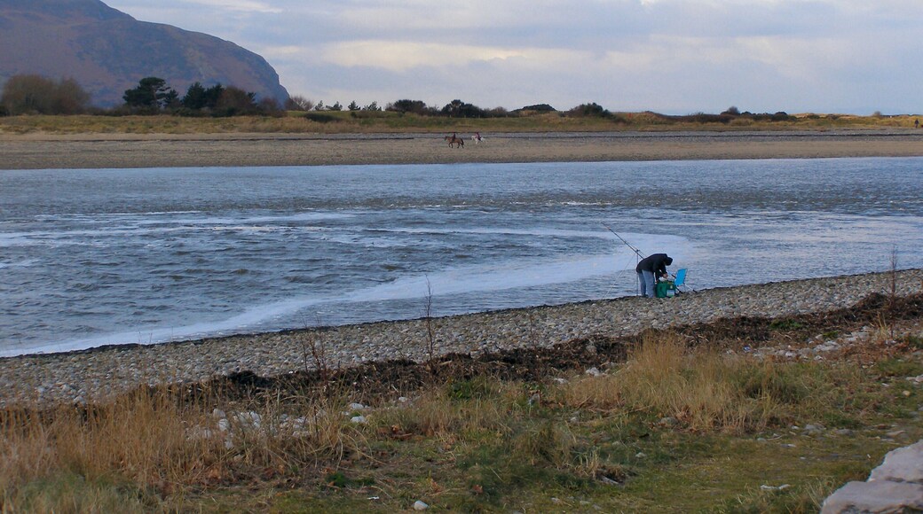 River Conwy and Conwy Sands Viewed from the coastal footpath at Deganwy.