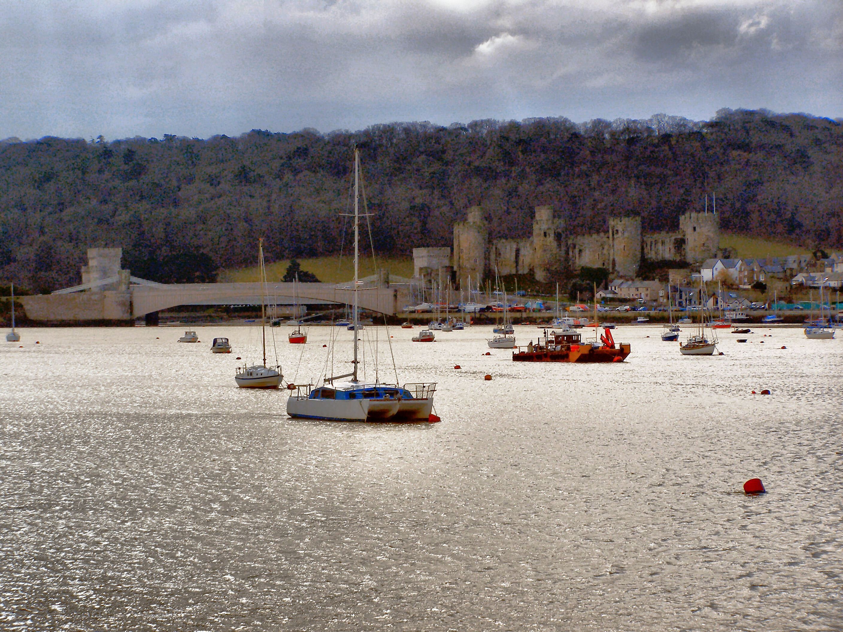 River Conwy, Conwy bridge and castle
