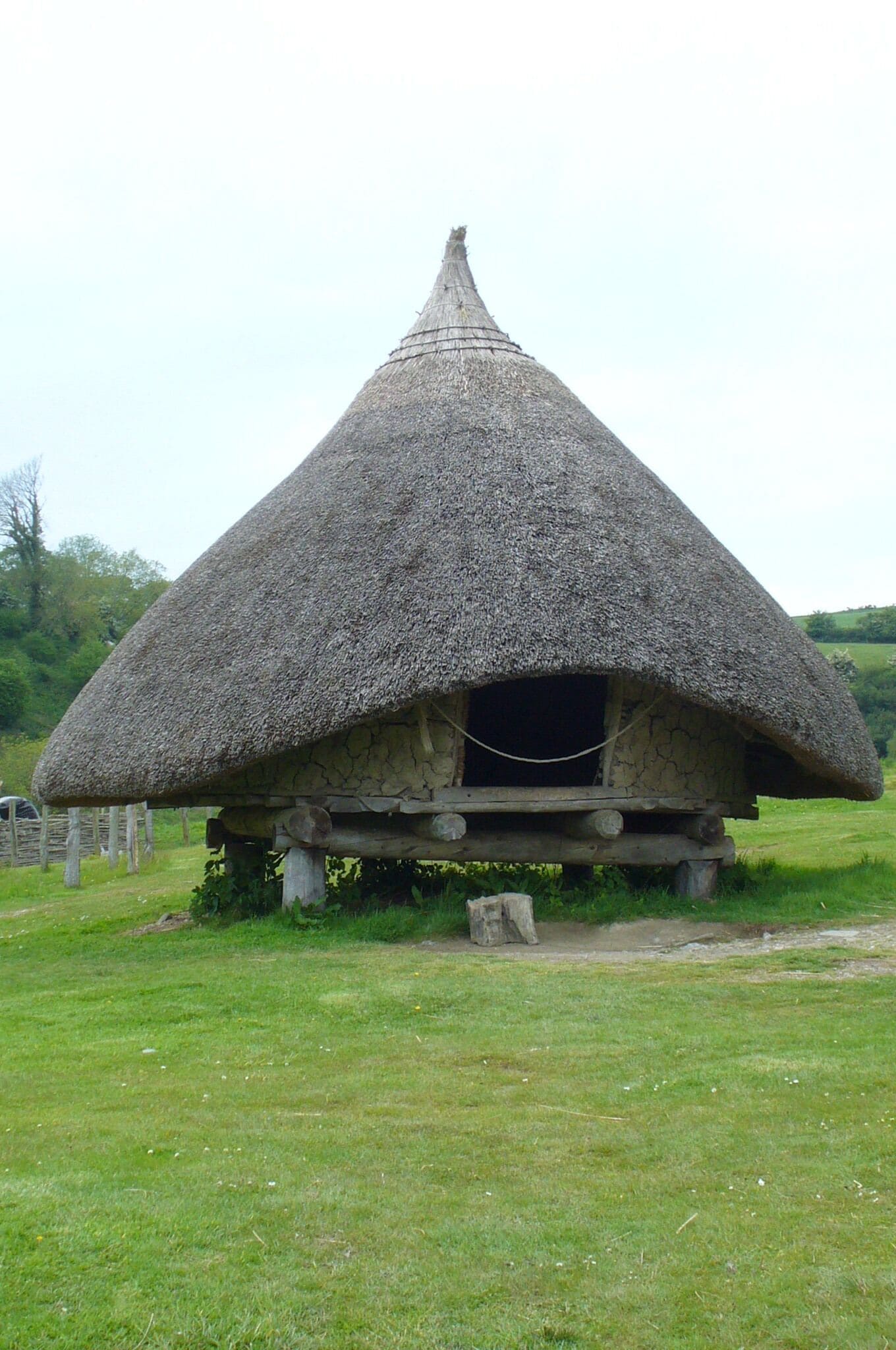 Thatched hut at Castell Henllys, Pembrokeshire, Wales
