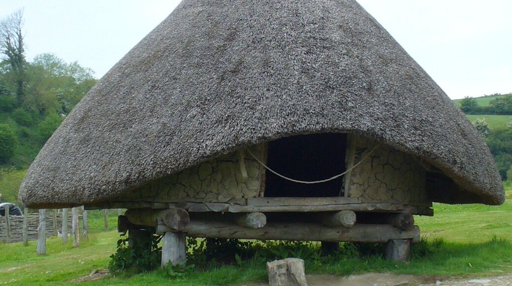 Thatched hut at Castell Henllys, Pembrokeshire, Wales