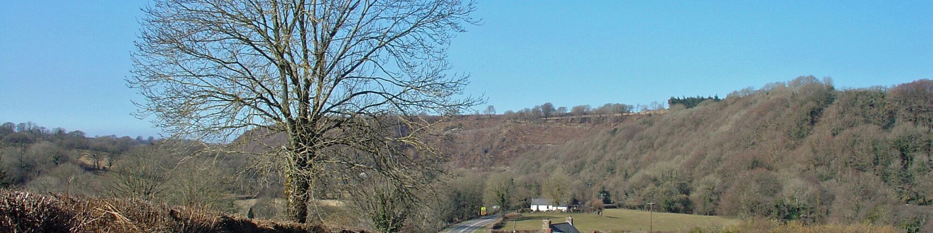 A487 near Pont Baldwyn