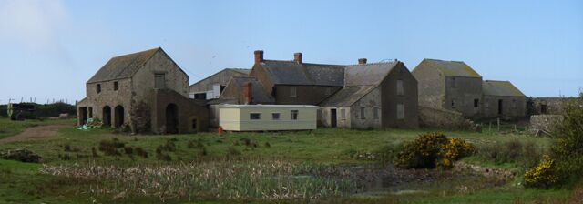 Derelict Farm. Little Marloes Farm. Currently derelict the owners are planning to renovate.