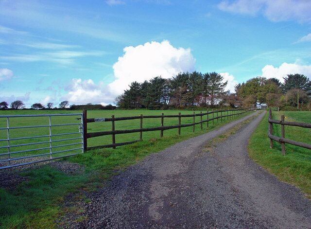 Track to Rath Farm, Camrose