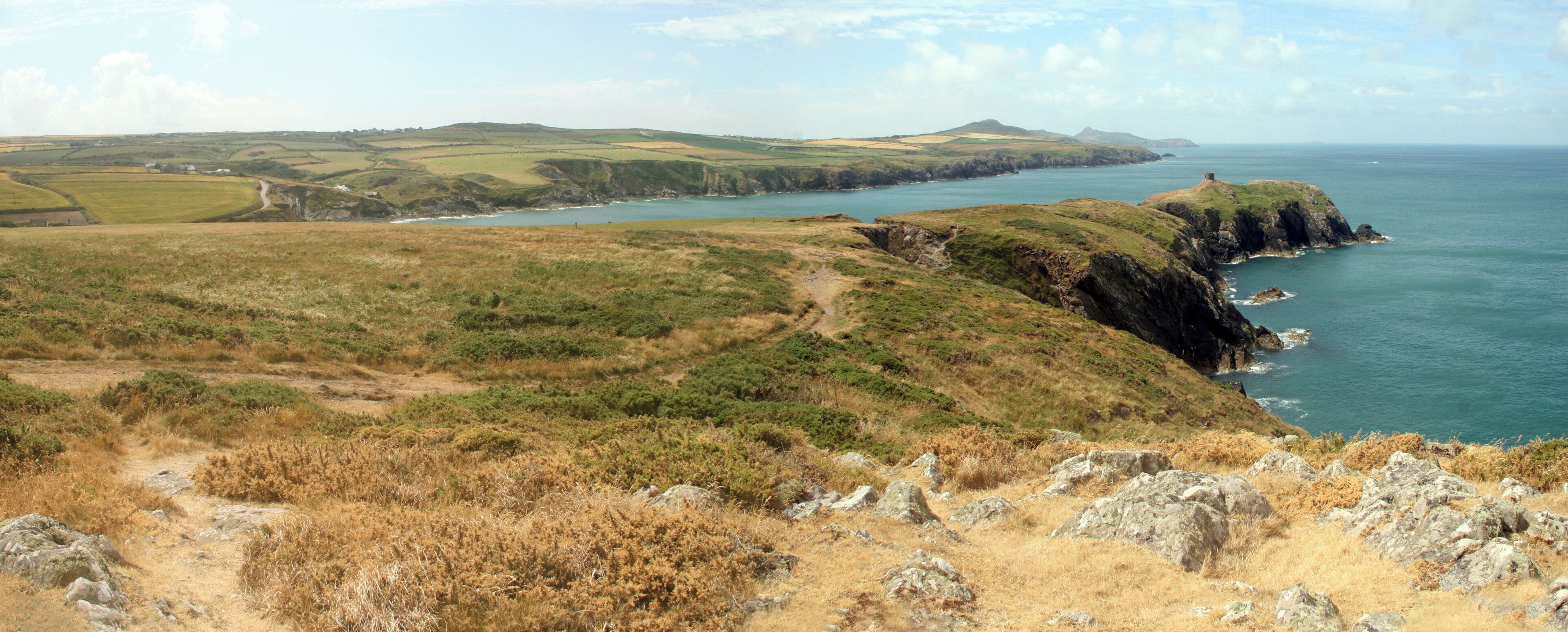 Panoramic View of Abereiddy Bay