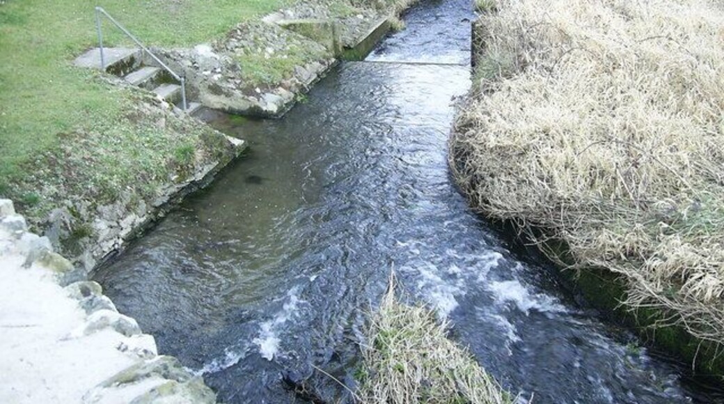 Open Air Baptismal Pool, Llangloffan There is no baptismal pool in Llangloffan Baptist Chapel. Baptisms take place in the open air using the river by Pont Llangloffan. The minister would walk down the steps to perform the baptisms in the river.