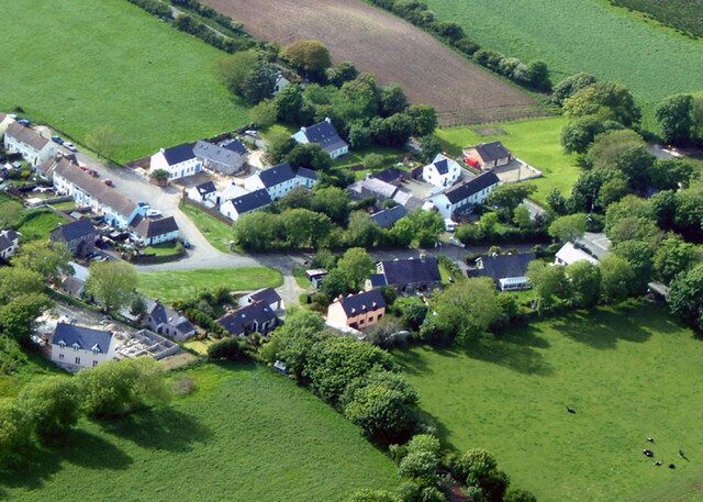 Aerial Photograph of Castle Morris Photograph taken from light aircraft