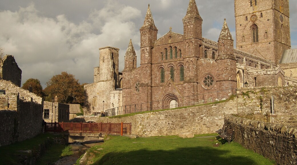 West front of St David's Cathedral, Wales
