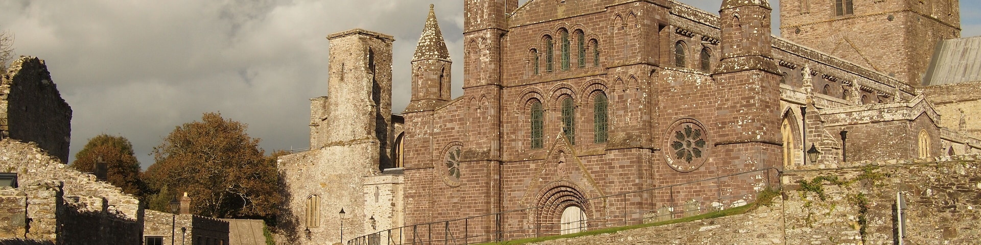 West front of St David's Cathedral, Wales
