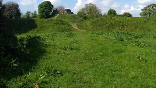 View of Wiston Castle