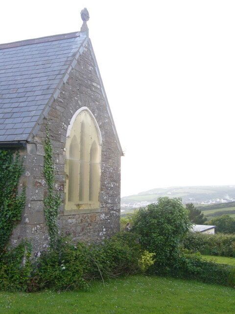 All Saints' Church, Walton West The east end with 418772 in the background.