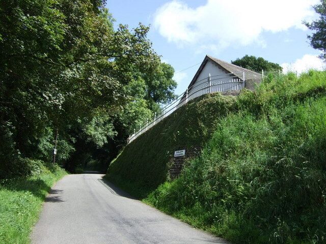 Salem chapel , Spittal Baptist chapel, founded 1827, that lies just beyond the road tunnel under the railway before it passes through the Treffgarne Gorge.