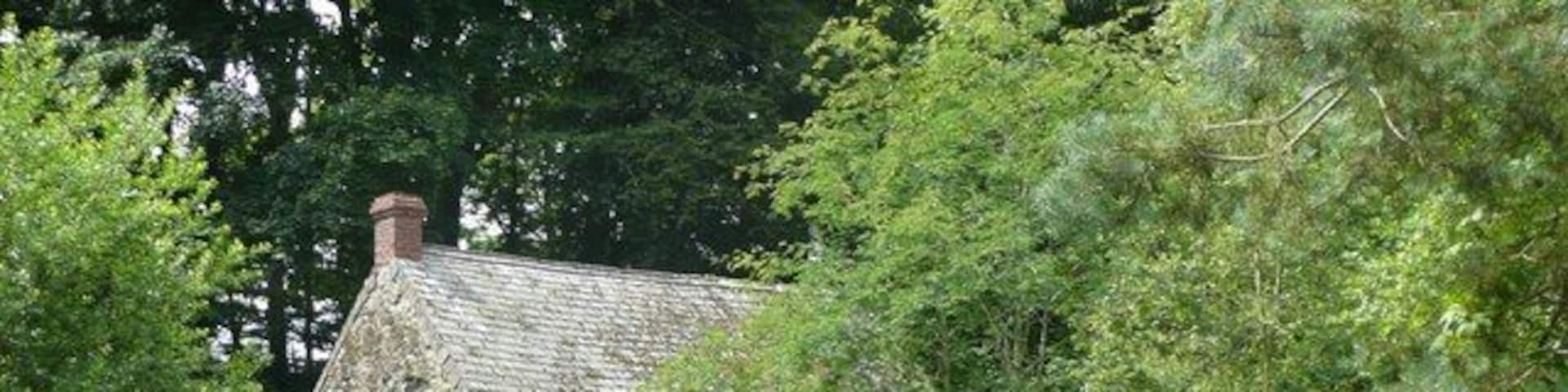 The old mill, Camrose Early 19C, on an older site. Converted to a house in 1988, retaining machinery and restored overshot wheel. (Pevsner guide)