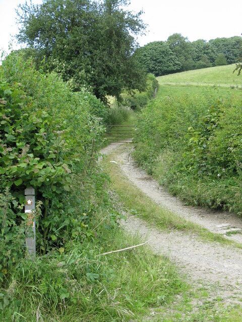 Path to nowhere A footpath off the A488 east of Bleddfa which ends in the middle of nowhere.