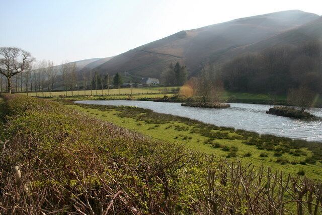 Ystradffin Farm now used for pony trekking, canoeing and as a wildlife reserve.