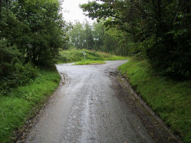 Road junction near Dagfa Road from Myddfai junction near Dagfa