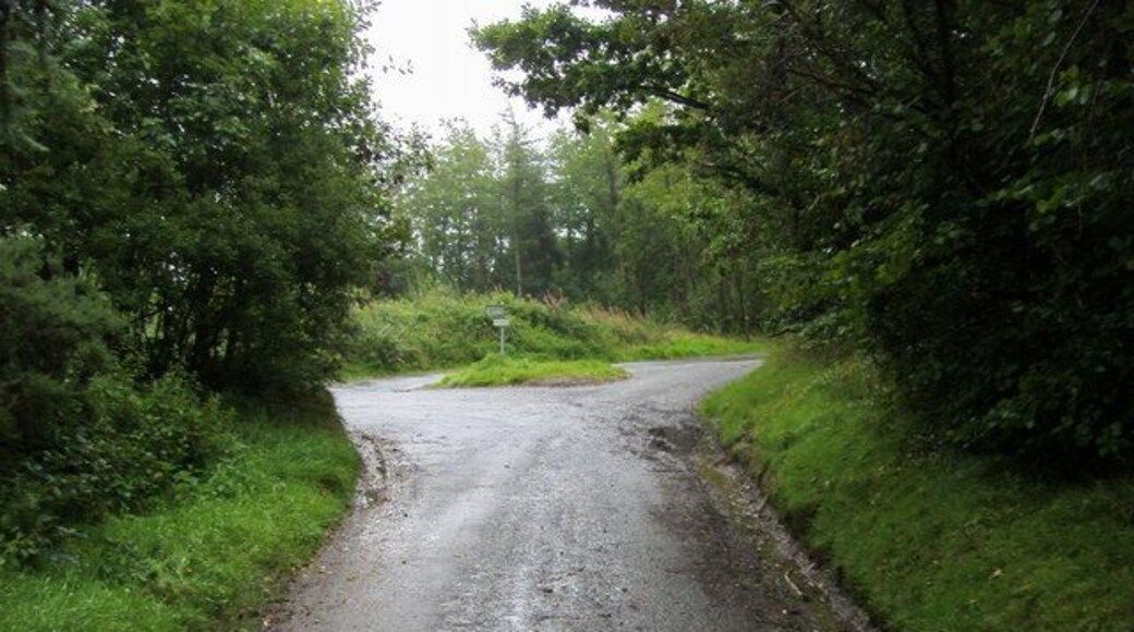 Road junction near Dagfa Road from Myddfai junction near Dagfa