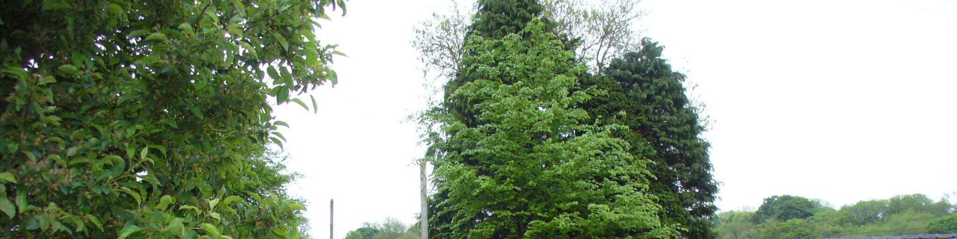 Crossroads at Llwyndaffyd Crossroads at Llwyndaffyd from the garden of The Crown Inn