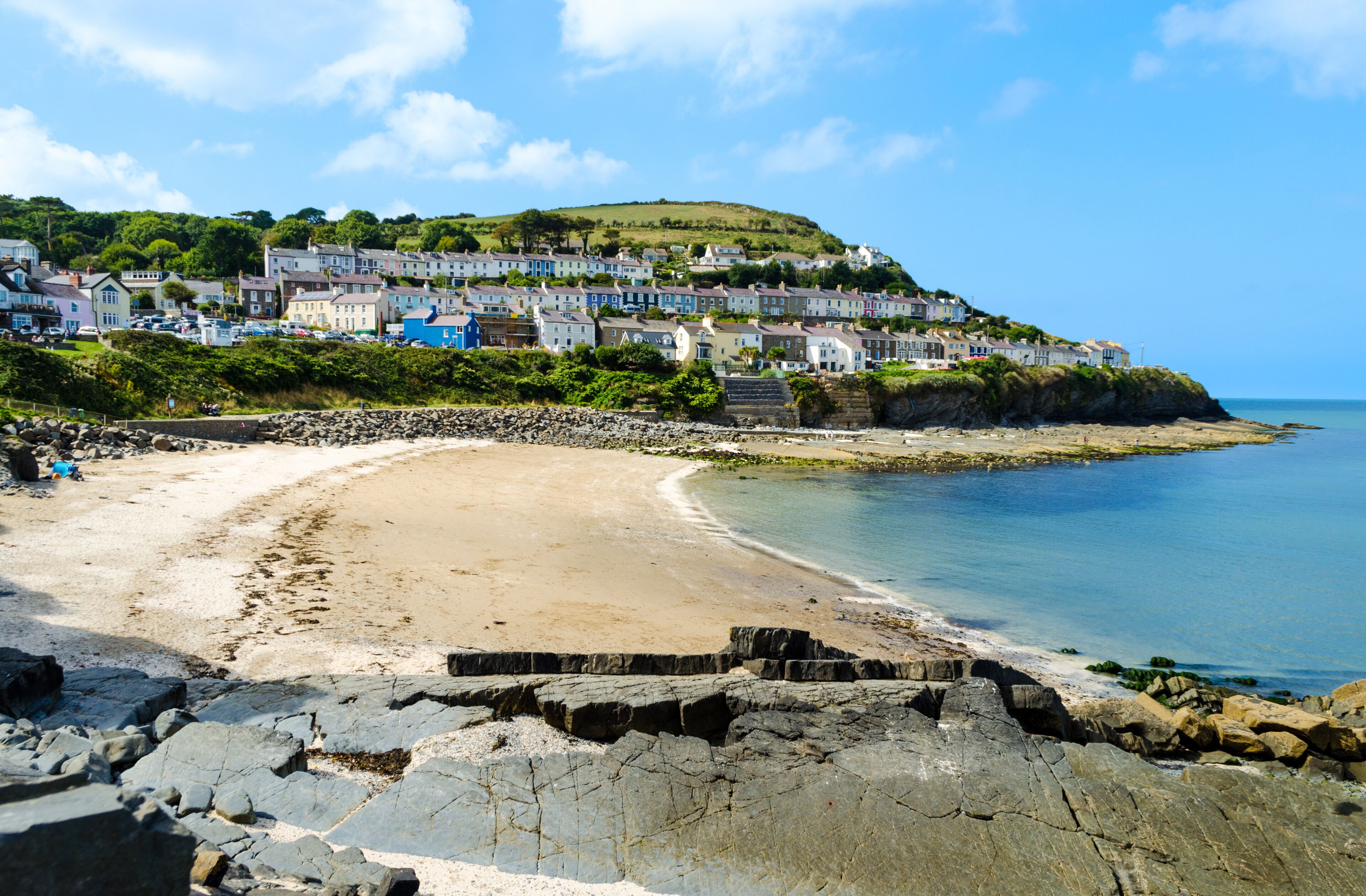 Beach of New Quay – Wales, United Kingdom