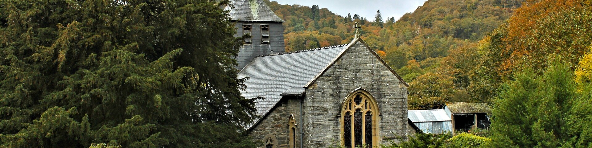 Saint Twrog's Church is in the village of Maentwrog in the Welsh county of Gwynedd, lying in the Vale of Ffestiniog, within the Snowdonia National Park.