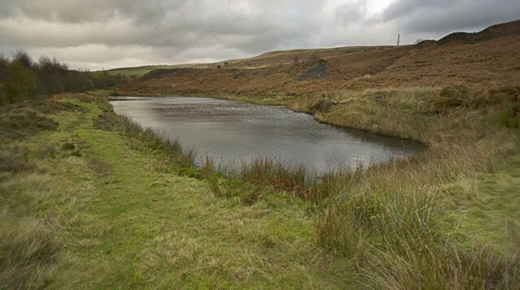 Pond near site of Blaennant Colliery There is now no remains of Blaennant Colliery at this location