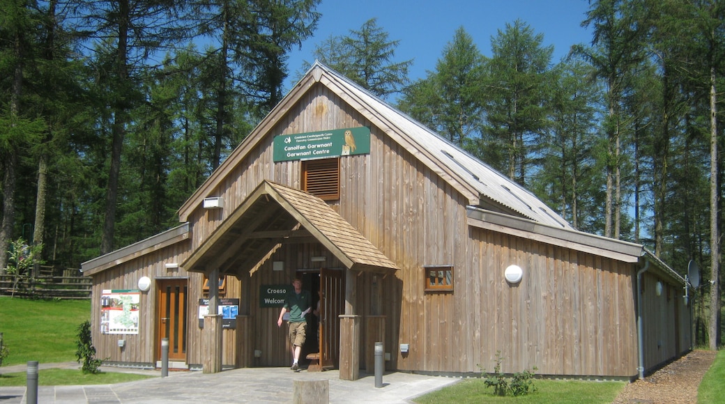 Visitor information building at Garwant Visitor Centre