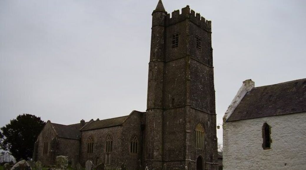 Carew Church The church is dedicated to St Mary and for the village is a large church.Although the date of first building is uncertain there is evidence that there was a building here circa 1340.