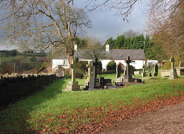 Churchyard at St. Mary the Virgin, Welsh Newton Of interest as the churchyard contains the grave of a saint, St. John Kemble.