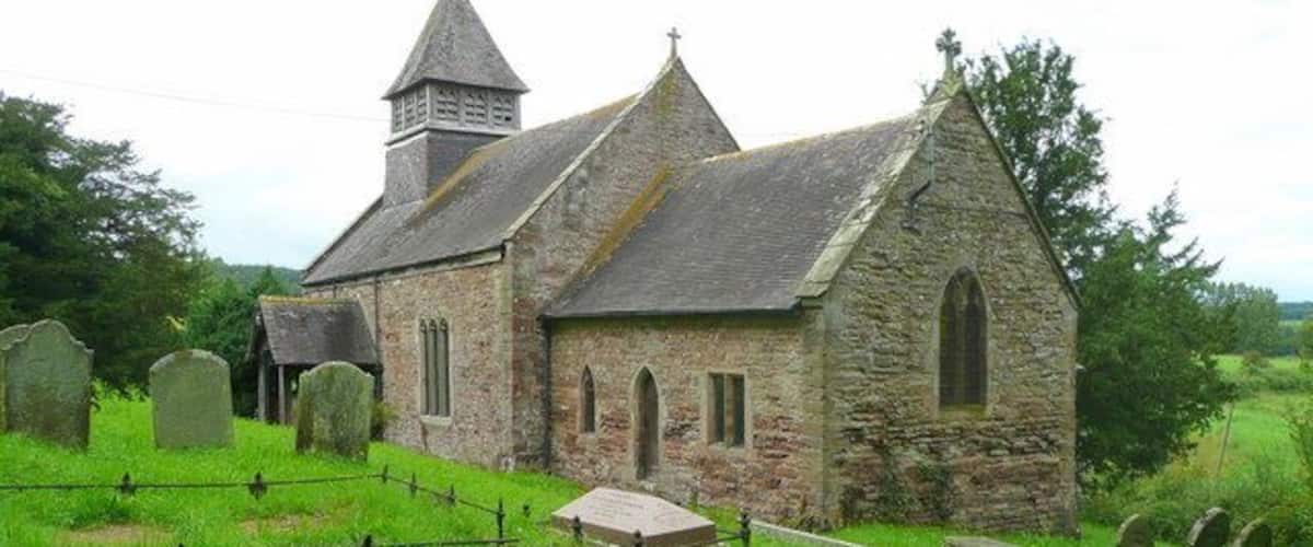 St. Michael's of the Fiery Meteor church, Llanvihangel-Ystern-Llewern Viewed from the south-east. Unfortunately this church is kept locked.