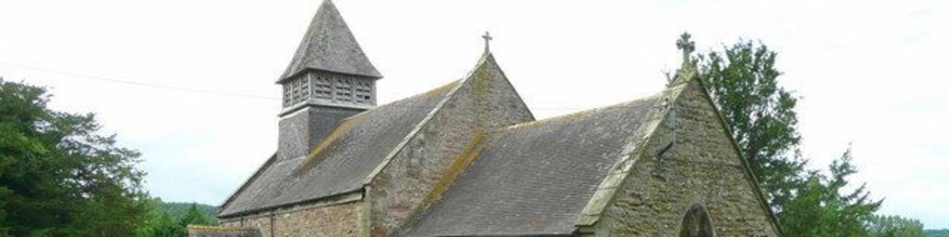 St. Michael's of the Fiery Meteor church, Llanvihangel-Ystern-Llewern Viewed from the south-east. Unfortunately this church is kept locked.