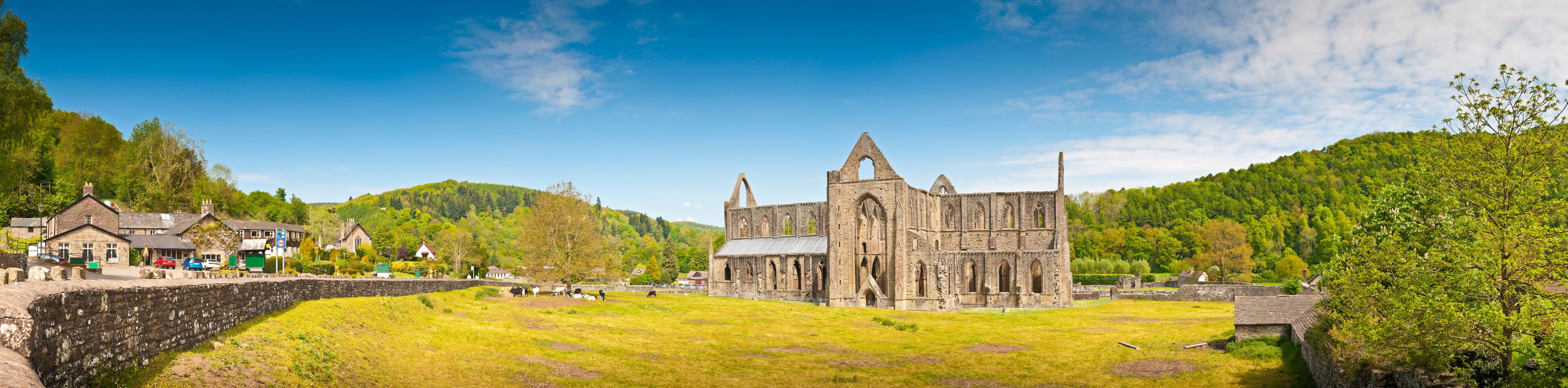 Ancient Ruins, Tintern Abbey, Wales, UK