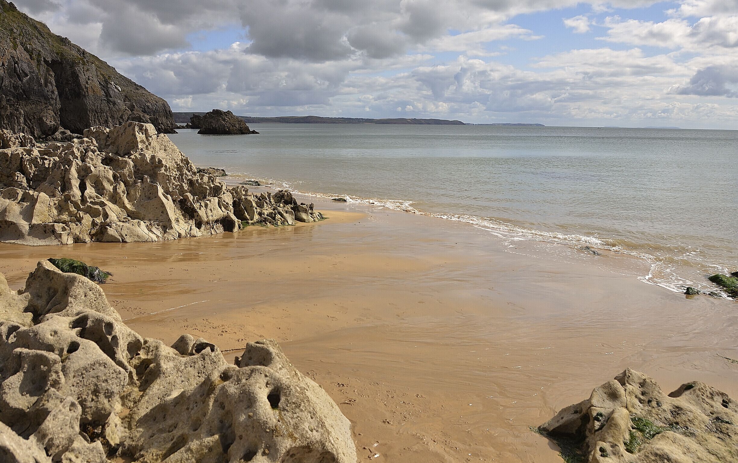 Beautiful untouched beach in Tenby. Voted one of the top beaches in the UK to visit.