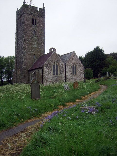 Rhoscrowther church tower A good example of a South Pembrokeshire church tower with corbelled parapet, and positioned over the south transept. This was once an important ecclesiastical centre linked to the St David's bishopric.