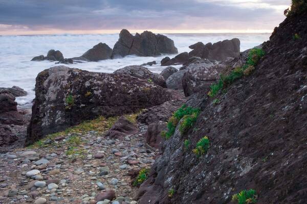 Another shot from the north end of the beach. Had to move before the light got even better as the tide on this beach can be dangerous.
